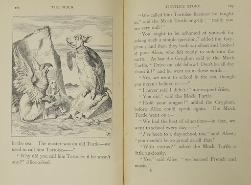 Carroll, Lewis – Alice's Adventures in Wonderland, ill. Tenniel, 1937, Bayntun and Riviere gilt crushed blue morocco with presentation to Group Captain R.W.G.Lywood, Empire Flying School, 1944